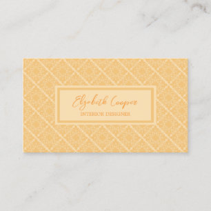 Tarjeta De Visita Sofisticado Cream Lace