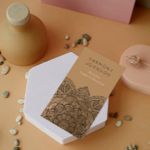 Sofisticado negro sobre el yoga de Mandala dorada