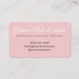 Tarjeta De Visita Soft Luxury Beauty/Wellness Parlor