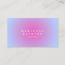 Tarjeta De Visita Soft Purple Blue Gradient Aura