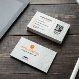 Tarjeta De Visita Software Developer Business | Blanco sencillo mode