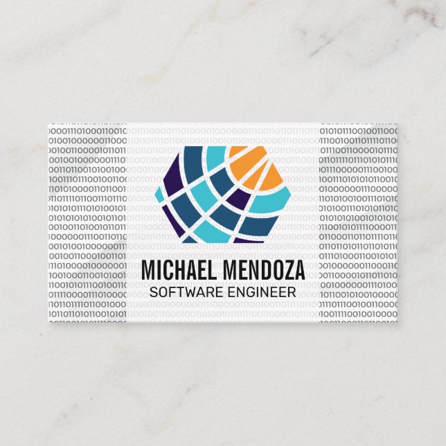 Tarjeta De Visita Software Robotics | AI Chip Tech (Anverso)