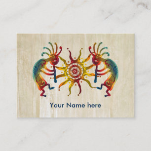 Tarjeta De Visita SOL DEL DÚO DE KOKOPELLI + sus ideas
