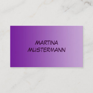 Tarjeta De Visita SOLAMENTE pendientes del COLOR - púrpura