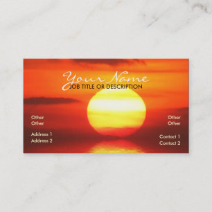 Tarjeta de visita Solar Sun