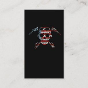 Tarjeta De Visita Soldadura de metal de la bandera estadounidense so