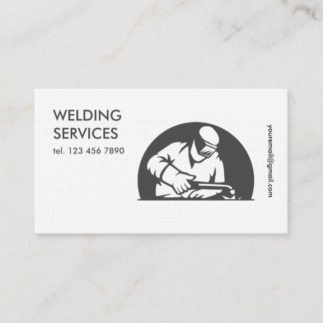Tarjeta De Visita Soldadura simple (Anverso)