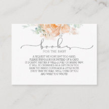Solicitud de Floral Baby Shower Books