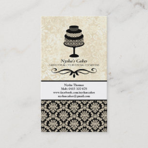 Tarjeta De Visita Solicitud especial para pasteles de Nysha