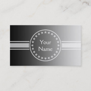Tarjeta De Visita SÓLO degradados COLOR - gris + tu texto