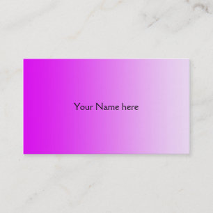 Tarjeta De Visita SÓLO gradientes de COLOR - rosa rosa rosa