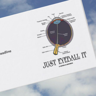 Tarjeta De Visita Sólo Ojo (Aproximación De Anatomía De Ojos Diciend