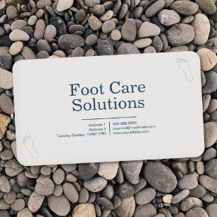 Tarjeta De Visita Soluciones para el cuidado de los pies
