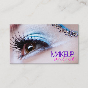 Tarjeta De Visita Sombra De Ojos Elegante - Artista De Maquillaje