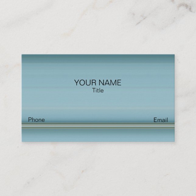 Tarjeta De Visita Sombras gris azul sublimes (Anverso)