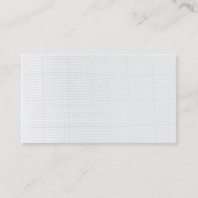 tarjeta de visita sombreada del gráfico (Anverso)