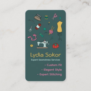 Tarjeta De Visita Sombrerero de adaptaciones y alteraciones para per