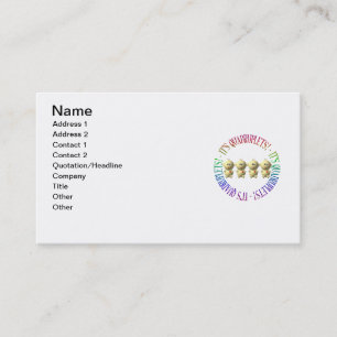 Tarjeta De Visita ¡Son cuatrillizos!