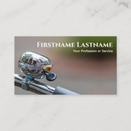 Tarjeta De Visita Sonido de bicicleta cromado brillante para las tie