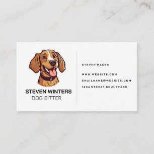 Tarjeta De Visita Sonrisa de perro feliz