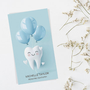 Tarjeta De Visita Sonrisa dental pediátrica en familia
