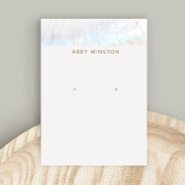 Tarjeta De Visita Soporte de la pantalla de anclaje de la concha cos