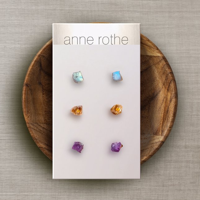 Tarjeta De Visita Soporte de pantalla de tres huecos de zancado (Subido por el creador)