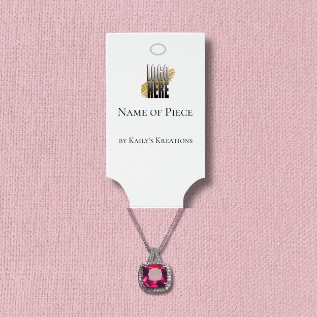 Tarjeta De Visita Soporte de pulsera colgante moderno con el logotip (Subido por el creador)