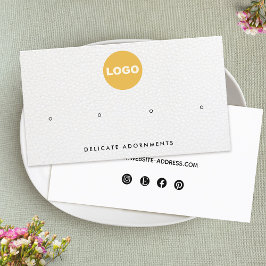 Tarjeta De Visita Soporte de retención de logotipo para el conjunto