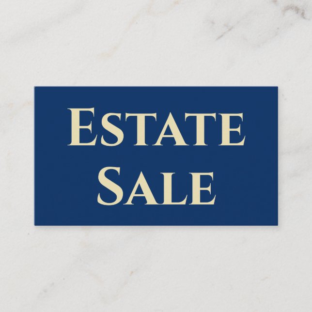 Tarjeta De Visita Soporte de ventas inmobiliarias (Anverso)