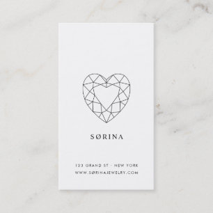 Tarjeta De Visita Sørina Jewelry Logo Moonstone Business Card