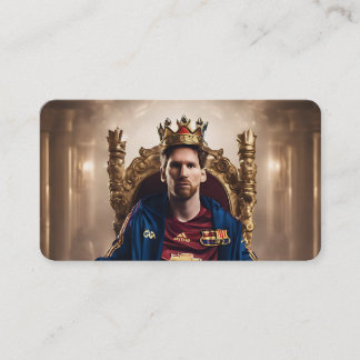 Tarjeta De Visita Sorprendente arte de Lionel Messi, legendario de f