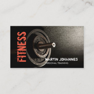 Tarjeta De Visita Sostenido moderno Bodybuilding del instructor