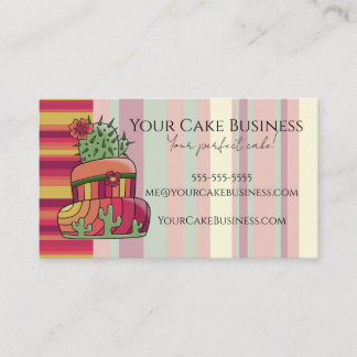 Tarjeta De Visita Southwestern Cactus Business Card