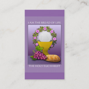 Tarjeta De Visita Soy el pan de la vida - Eucaristía Santa
