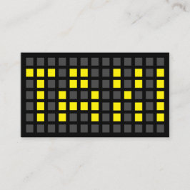 Tarjeta De Visita Soy su chofer como taxista o taxista