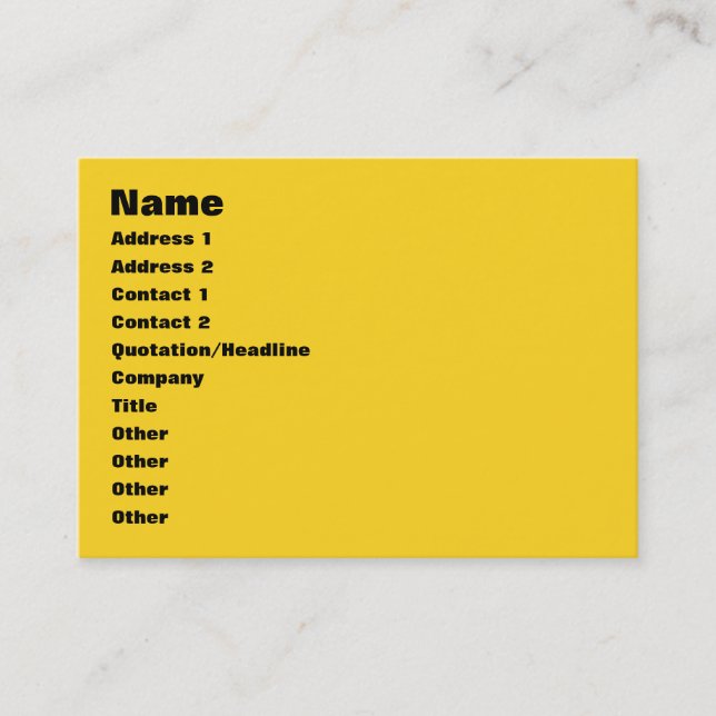 Tarjeta De Visita Soy suave como la mantequilla (Anverso)