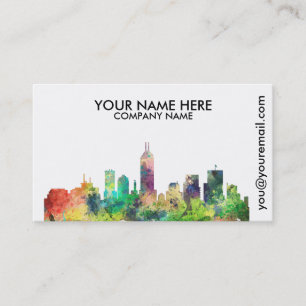 TARJETA DE VISITA SP DEL HORIZONTE DE INDIANAPOLIS, INDIANA -