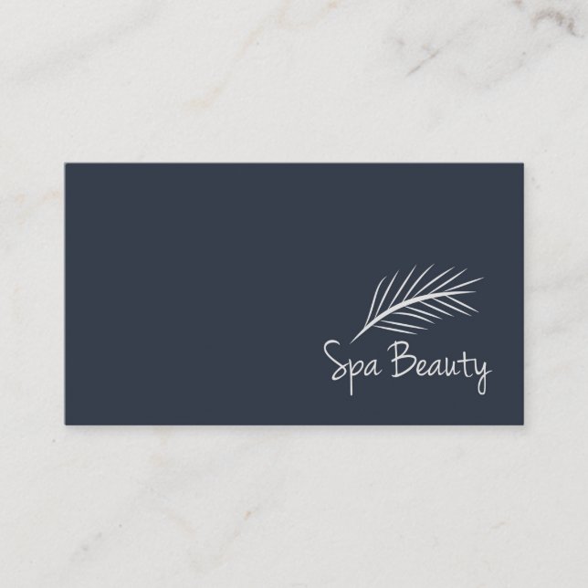 Tarjeta de visita Spa Beauty (Anverso)