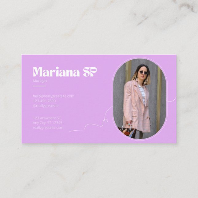 Tarjeta De Visita Spa & Beauty Studio Consultant (Reverso)