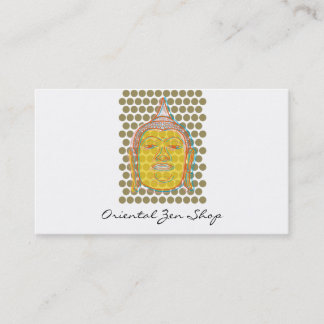 Tarjeta De Visita Spa de Salud y Bienestar Holístico Modern Buddha D
