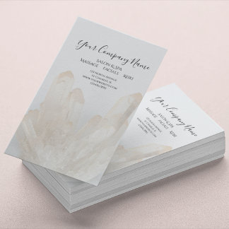 Tarjeta De Visita Spa-Salón de Crístoles Blancos