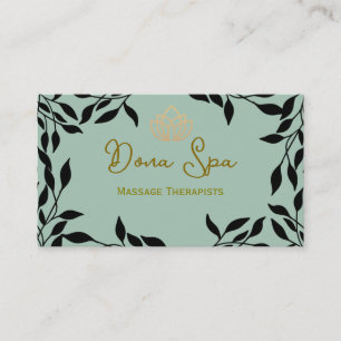 Tarjeta de visita Spa Therapists