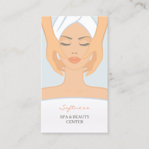 Tarjeta de visita Spa y Beauty Massage