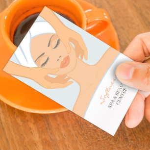 Tarjeta de visita Spa y Beauty Massage