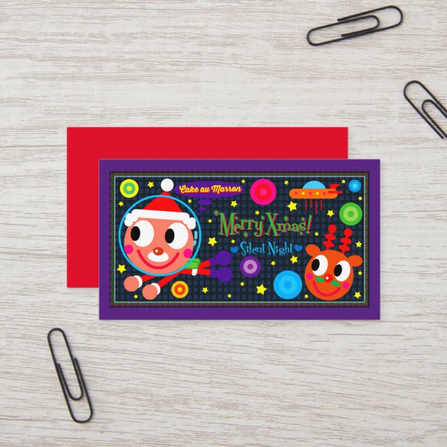 TARJETA DE VISITA SPACE SANTA (Anverso/Reverso In Situ)