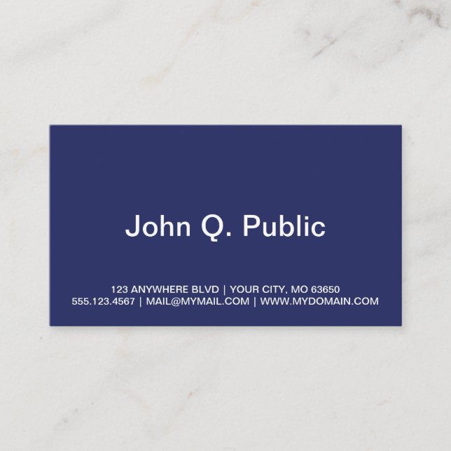 Tarjeta De Visita Spacey Atlanta (Anverso)