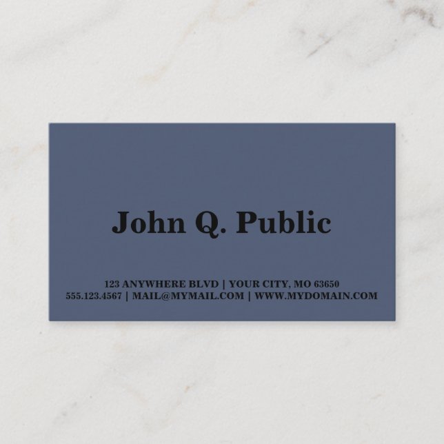 Tarjeta De Visita Spacey Manhattan (Anverso)