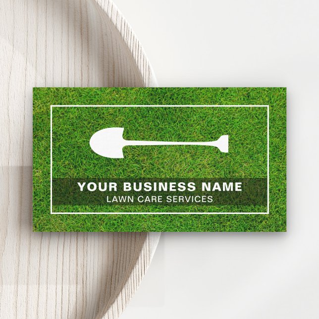 Tarjeta De Visita Spade Shovel Tool Gardening Landscaping Lawn Care (Subido por el creador)