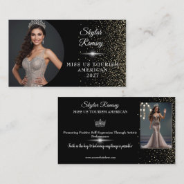 Tarjeta De Visita Sparkling Sand Pageant Business Card